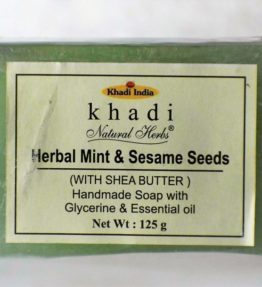 Khadi Herbal Mint & Sesame Soap